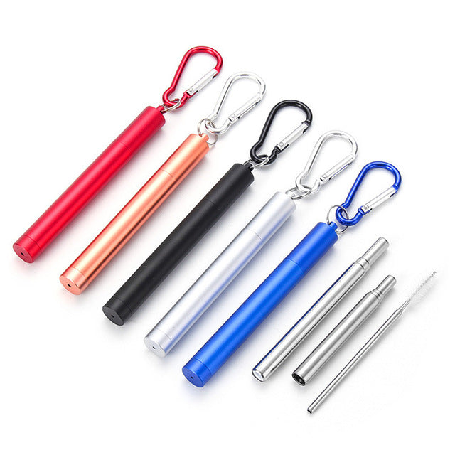 Collapsible Metal Straw