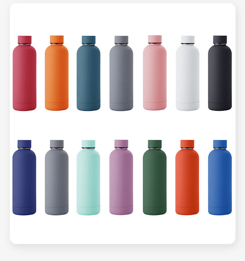 Matte Colour 500ml Water Bottle