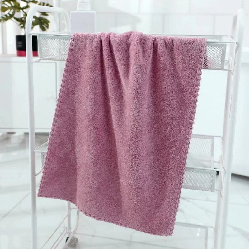 Coral Velt Towel