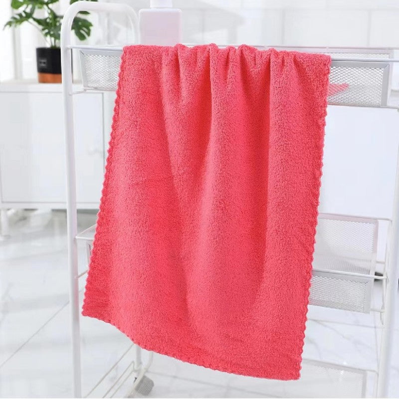 Coral Velt Towel