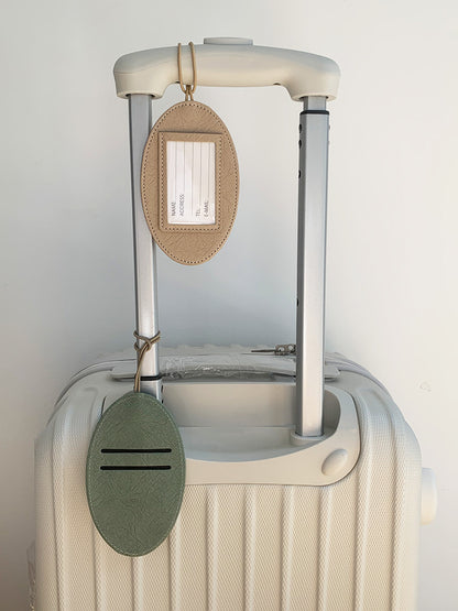 Oval Luggage Tag