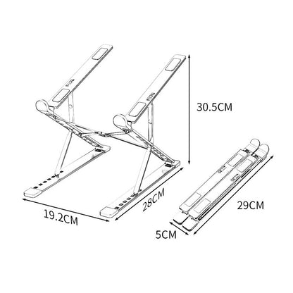 Aluminium 'W' Laptop Stand