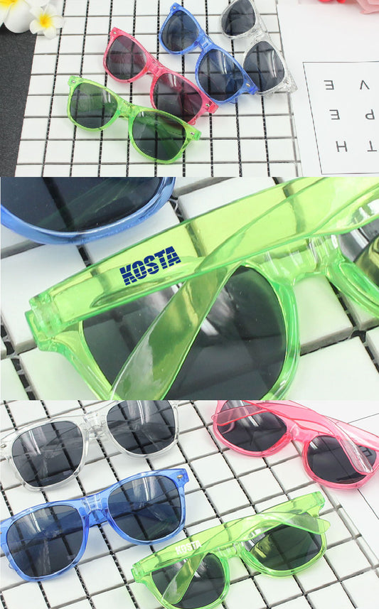 Translucent Colour Wayfarer Sunglasses